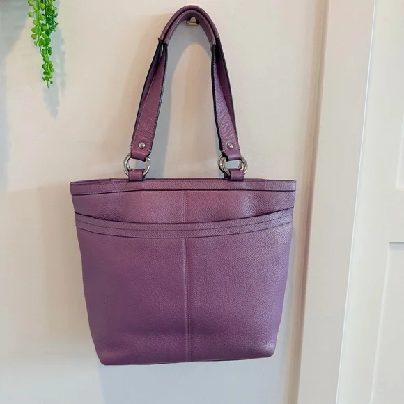 Coach Penelope Lavender Pebbled Leather Medium Women's Shoulder Bag L1063-F14683 - Picture 5 of 16